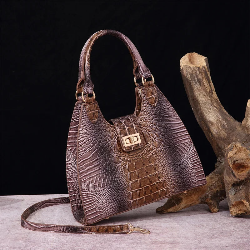 Women Vintage PU Leather Crossbody Handbag Fashion Design Shoulder Messenger Bag