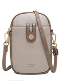 Mobile phone bag female soft PU leather small fresh high-grade fashion zipper large