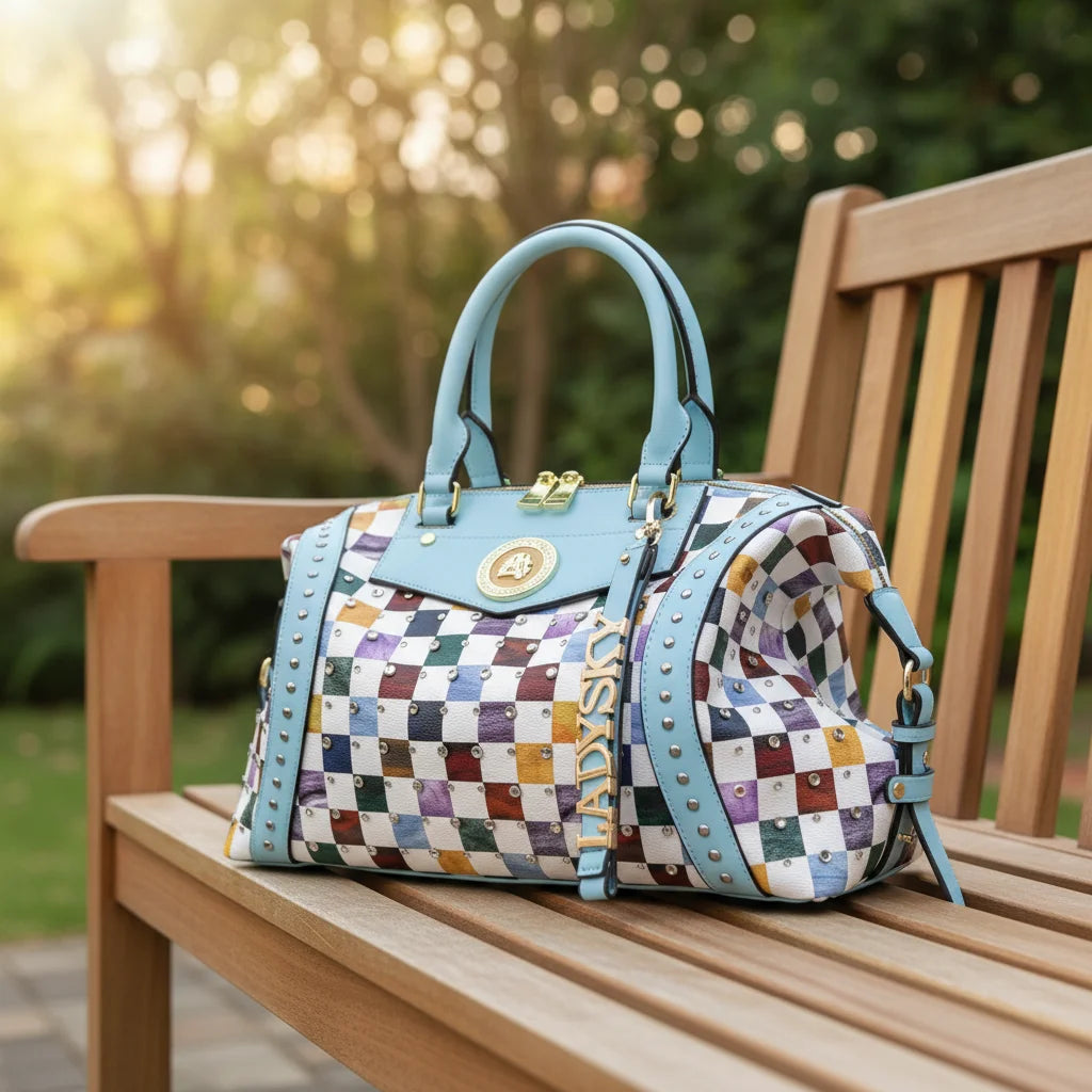 Fashionable Quality Handbag Large Capacity Bag with Metal Letter