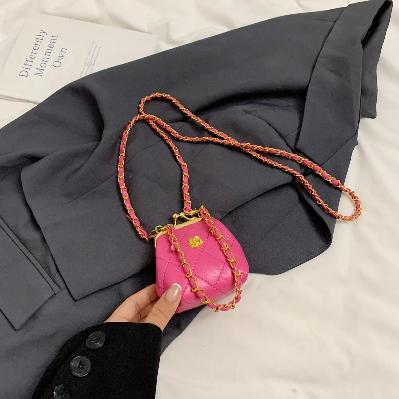 Super Mini Crossbody Bag Luxury Design Coin Purse
