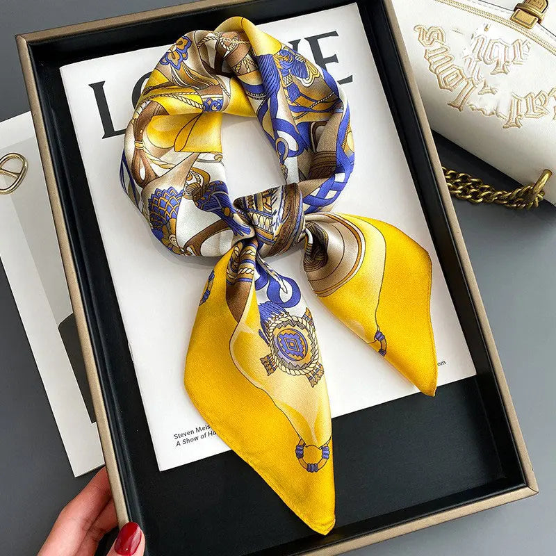 100% Silk Scarf Elegant Luxury High Quality Fashion