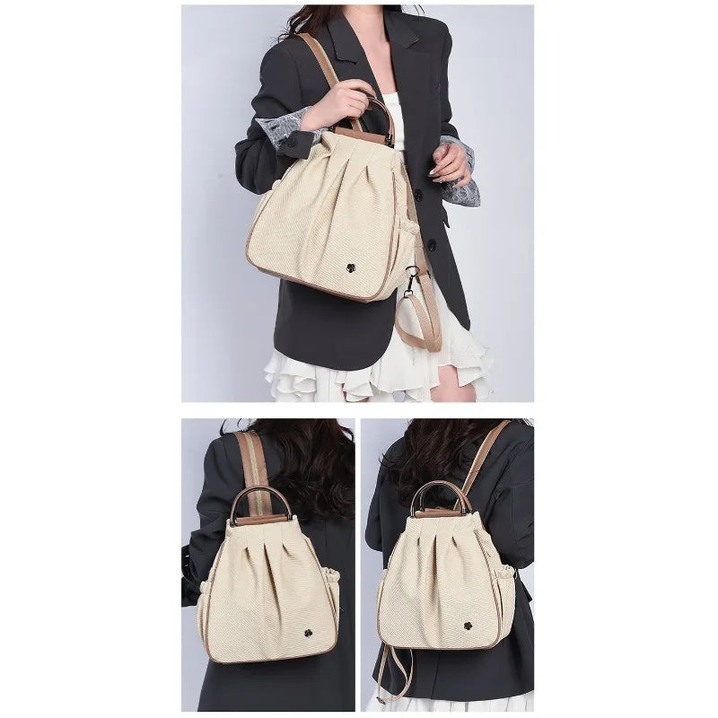 Fashion Versatile Backpack Lightweight Large Capacity Handbag