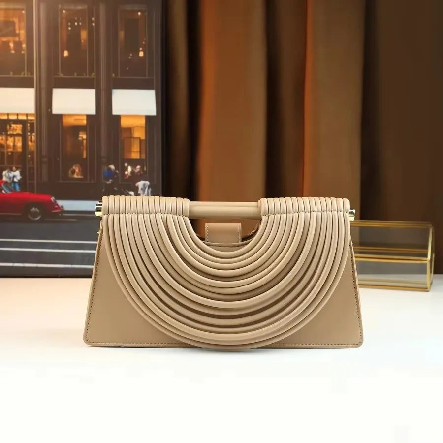 Hand-woven Fashion Handbag Clutch Bag Niche Design High-end Single-shoulder Bag