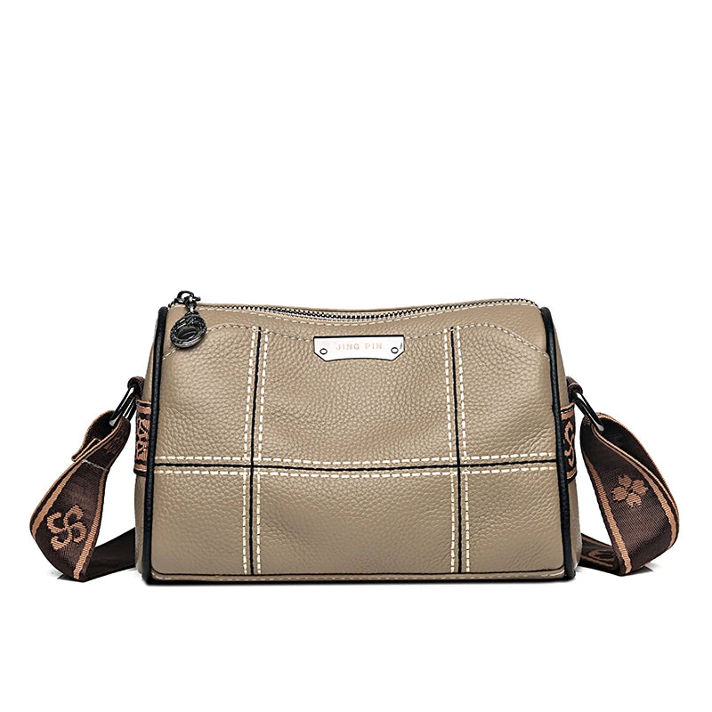 Genuine Leather Handbags Luxury Design Crossbody Bag