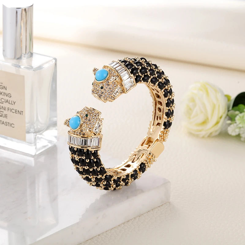 Paradise Animal Bracelets Gold Plated Bangles Cuff Jewelry