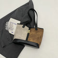 Vintage Shoulder Bag Fashion Patchwork Leather Ladies Tote Bags Large Capacity