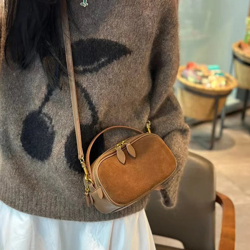 Genuine Leather Shoulder Bag Ladies High Quality Leather Handbag Luxury Design