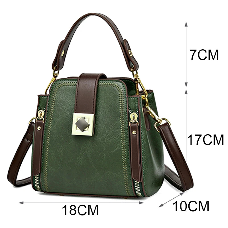 High-end Leather Tote Large Capacity Women Bags Luxury Design Shoulder Bag