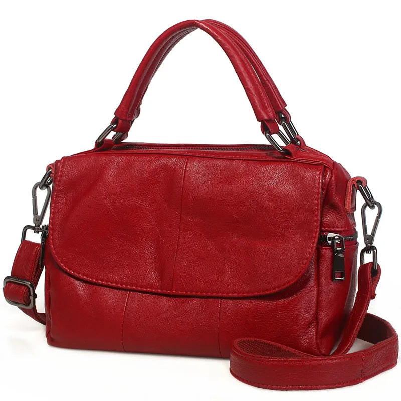 Natural Leather Handbags High Quality Shoulder Crossbody Bag