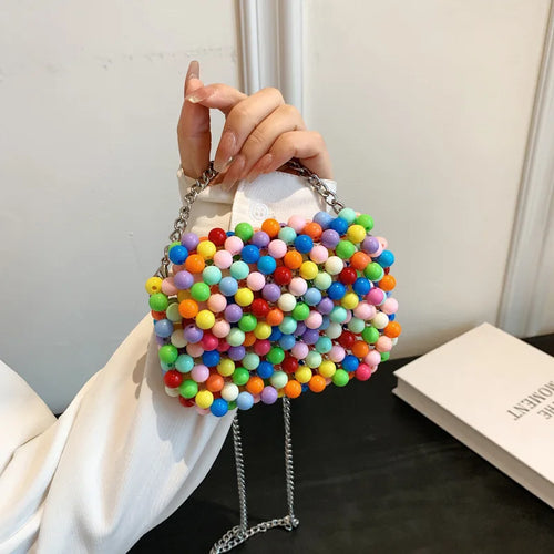 Acrylic Handwoven Beaded Mini Women's Bag Fashion