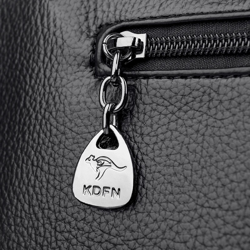 Genuine Soft Leather Handbags for Women Vintage Shoulder Tote Bag Luxury Design
