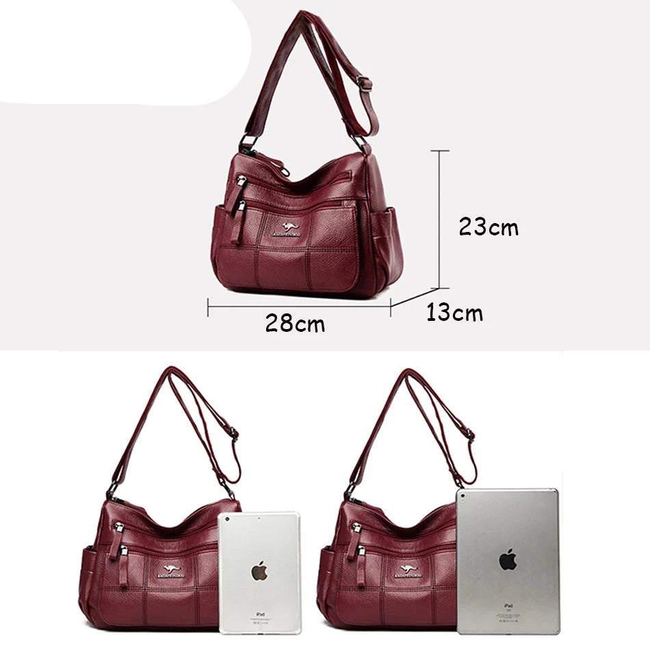 Genuine Brand Leather Sac Luxury Handbags Women Bags Shoulder Messenger Bags