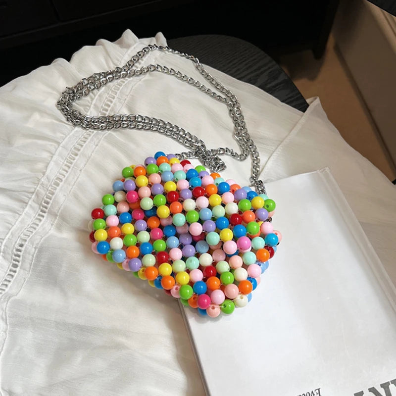 Acrylic Handwoven Beaded Mini Women's Bag Fashion