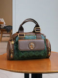 Fashionable multi-pocket style casual and versatile handbag retro shoulder bag