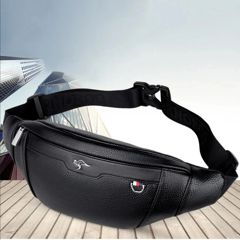 Leather Waist Bag Multifunctional Wallets Phone Bag
