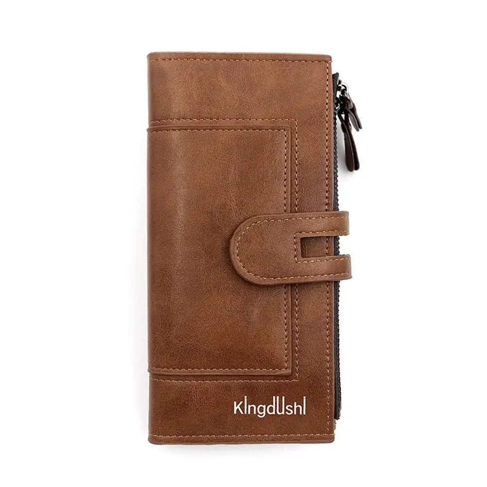 Luxury Fashion PU Leather Long Wallet Women's Slim Clutch
