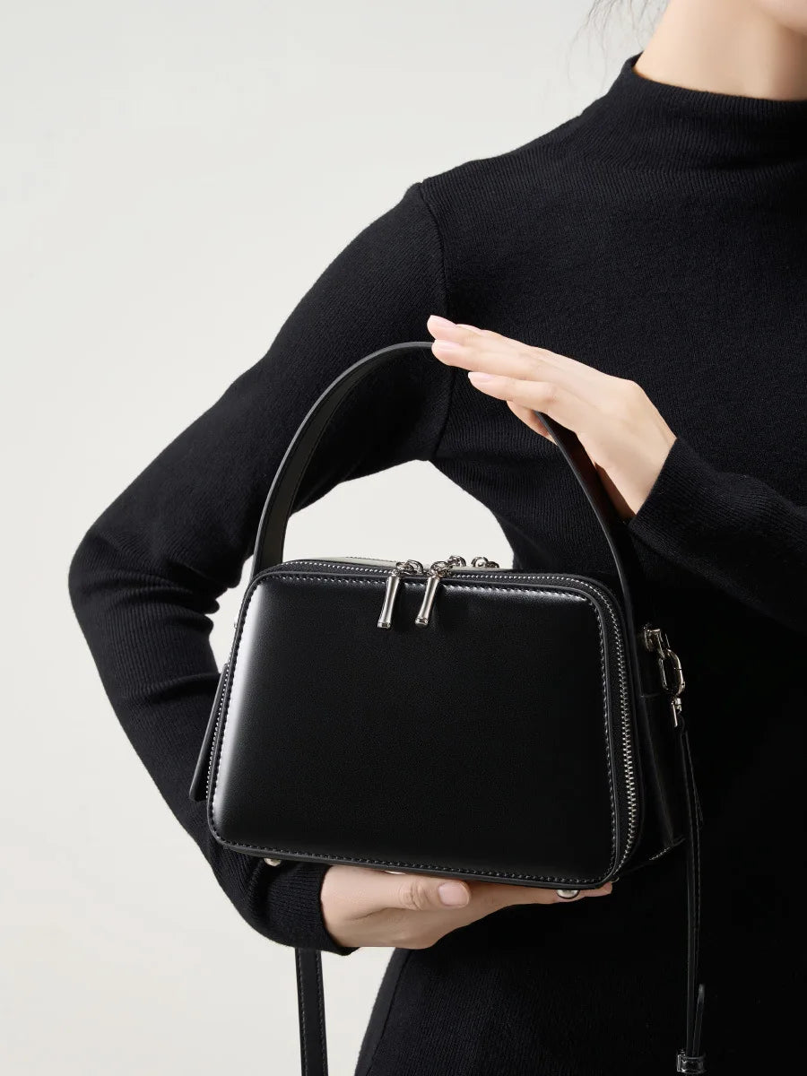 Genuine leather handbags vintage shoulder crossbody bags luxury high quality