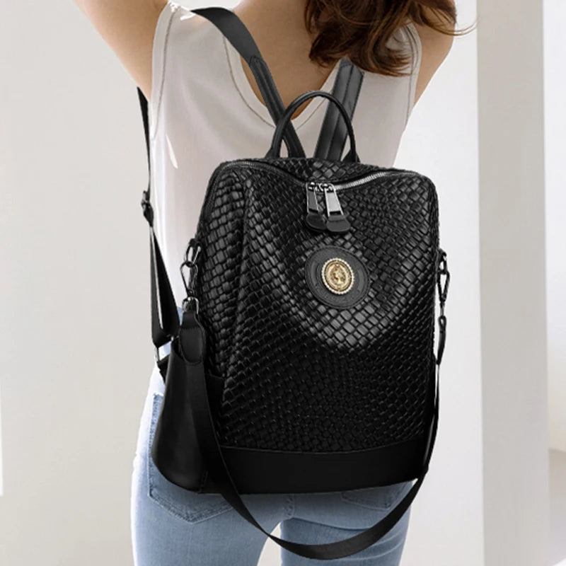 Luxury Women's Designer Brand Backpack Large Capacity Bag