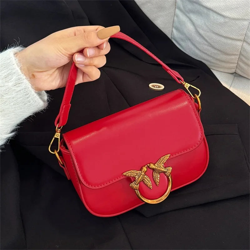 High-end Crossbody Handbag Leather Tote Trendy Design