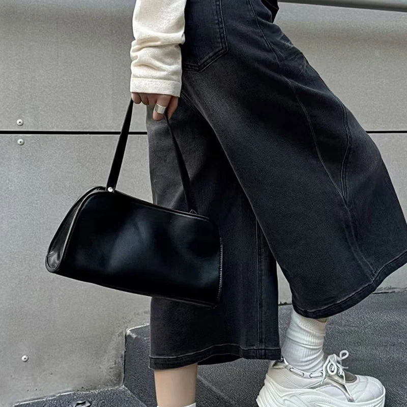 Genuine Leather Tote Bag Luxury Soft Shoulder Bag