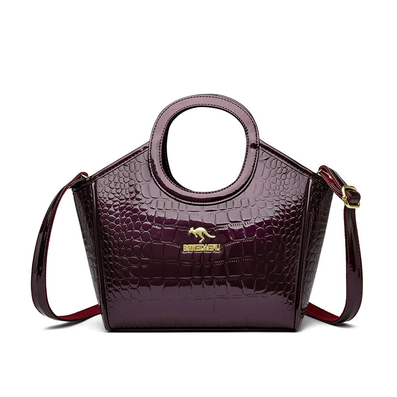 Luxury Designer Purse Handbag Patent Leather Crossbody