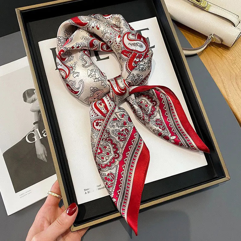 100% Silk Scarf Elegant Luxury High Quality Fashion