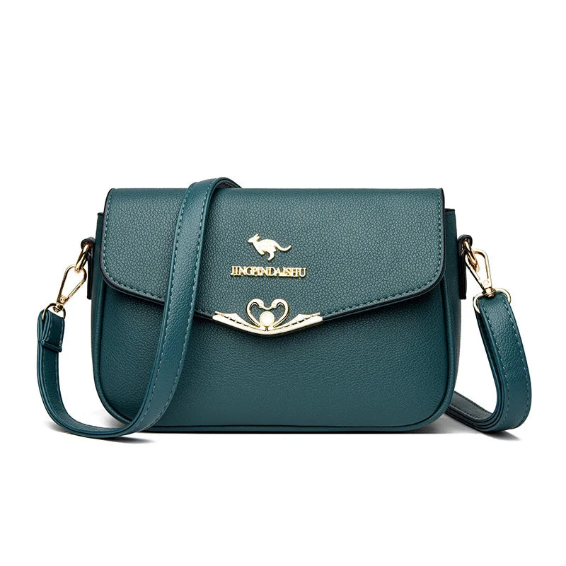 Fashionable Shoulder Bag Trendy PU Material Small Square Crossbody Bag