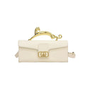 Women's Handbag Metal Handle Leather Trendy Design Crossbody Fashion Bag