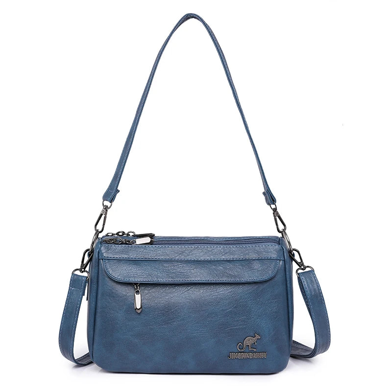Women Bag Vintage Crossbody Bag Fashion Shoulder Bags PU Leather luxury Design