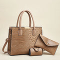 Crocodile Pattern Leather Handbag Fashion Messenger Bag
