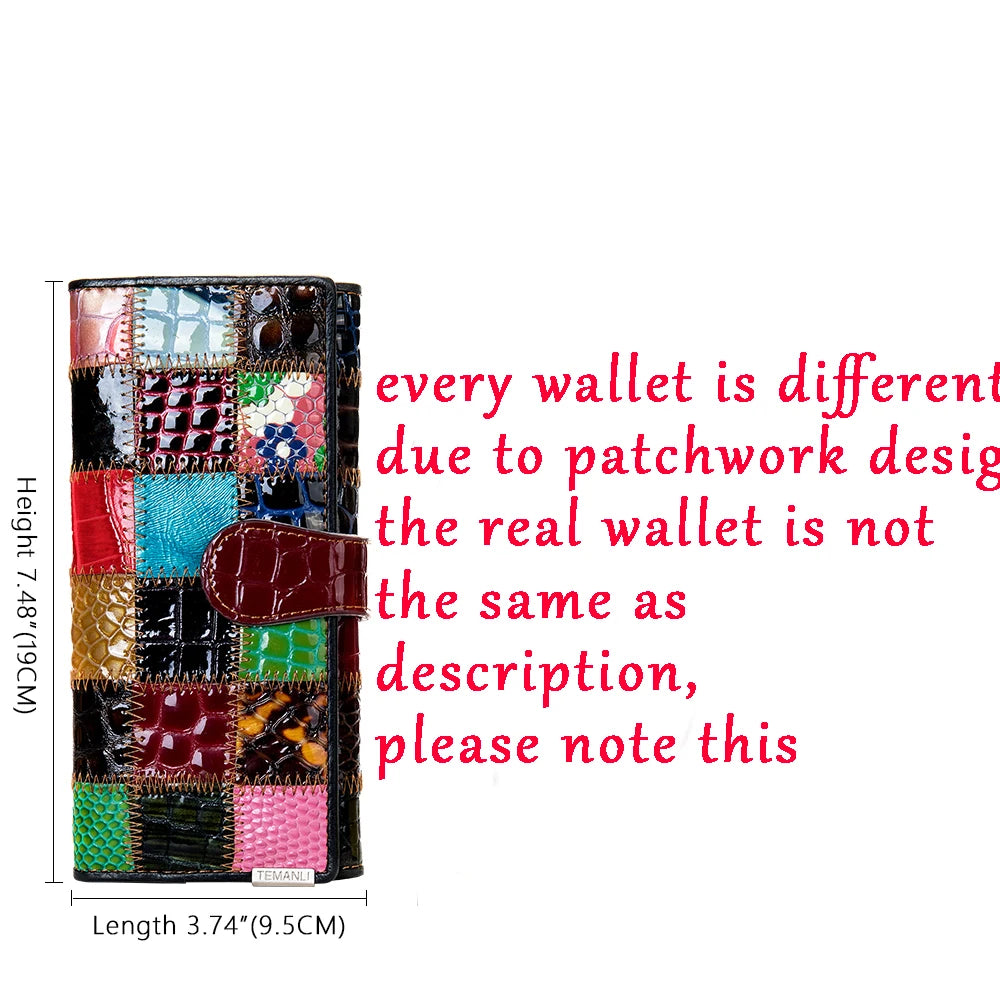 Clutch Bag Women's Leather Wallets Vintage Coin Wallet Women Purse
