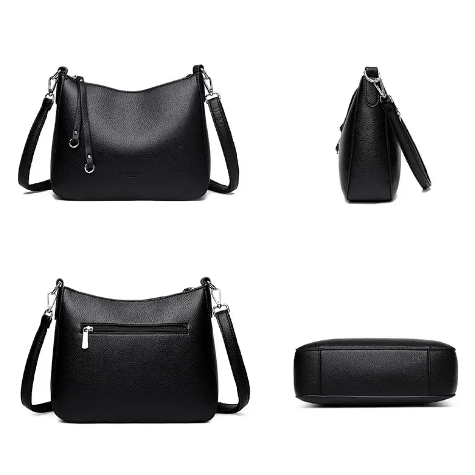 Genuine Leather Shoulder Bag Luxury Design Crossbody Bag