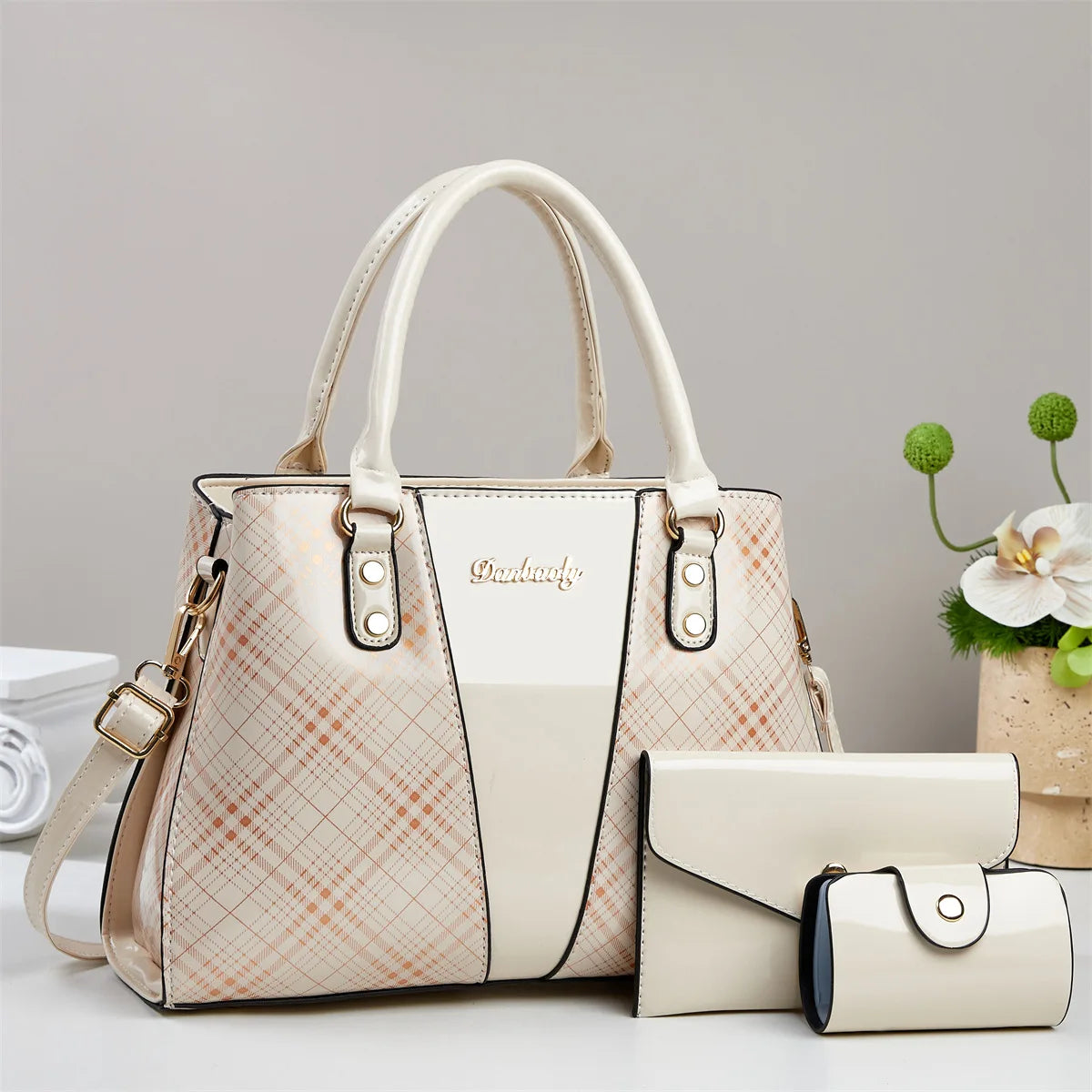 3Piece Set Women's Bag Trendy Fashion Niche