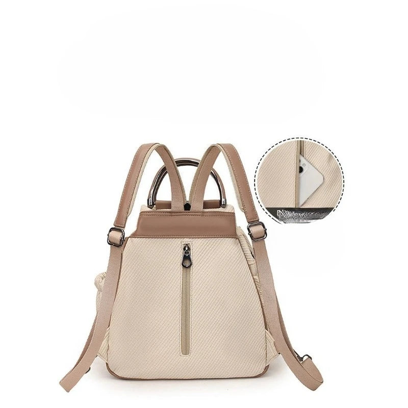 Fashion Versatile Backpack Lightweight Large Capacity Handbag