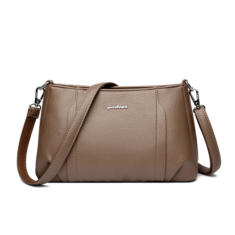 Top Quality Soft Leather Elegant Crossbody Shoulder Bag