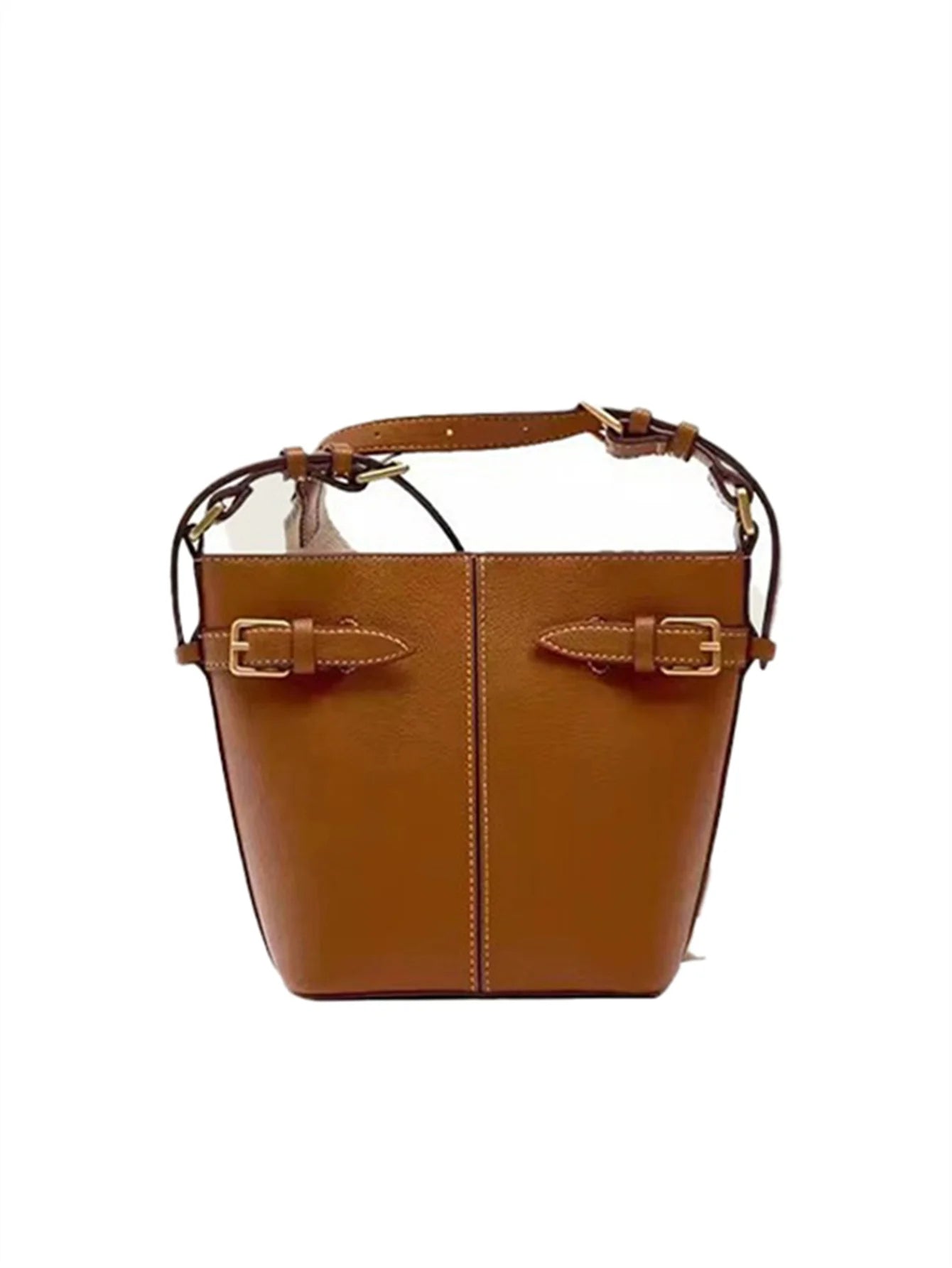 Fashion needle buckle bag webbing single shoulder crossbody bucket bag