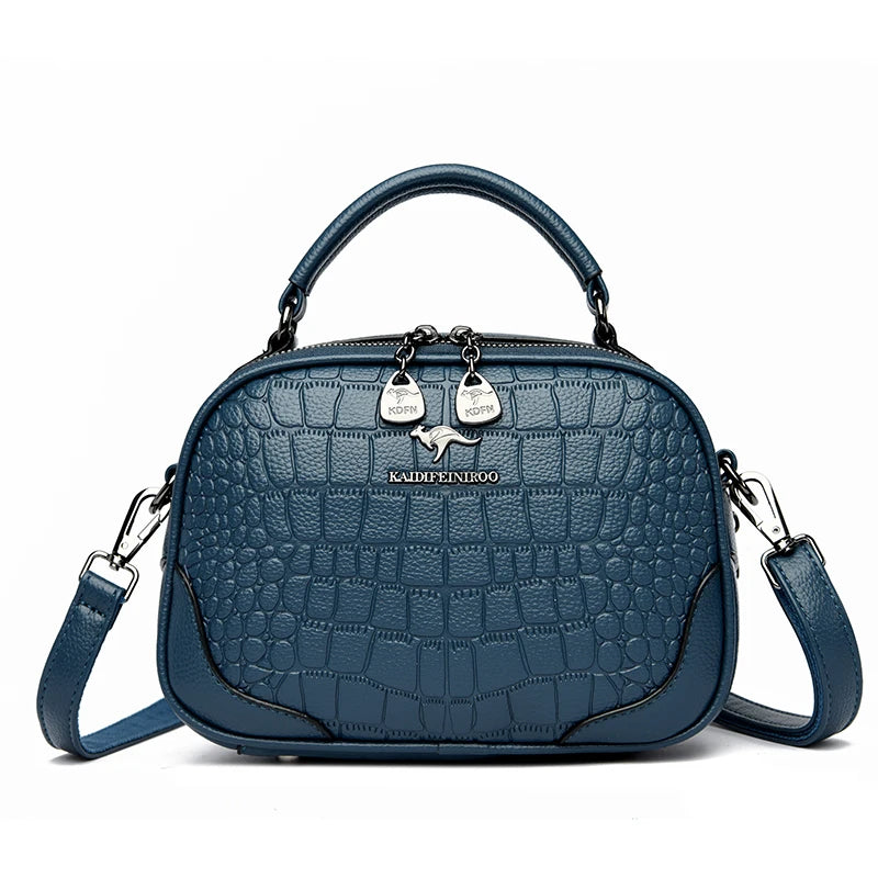 Luxury Brand Shoulder Bag Casual Large Capacity Soft Leather Sac