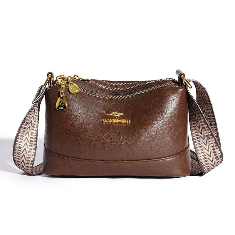 100% Cow Leather High Quality Luxury Design Handbag