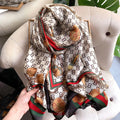90×180cm Summer New Fashion Simulation Silk Scarf Versatile Thin Mulberry Silk