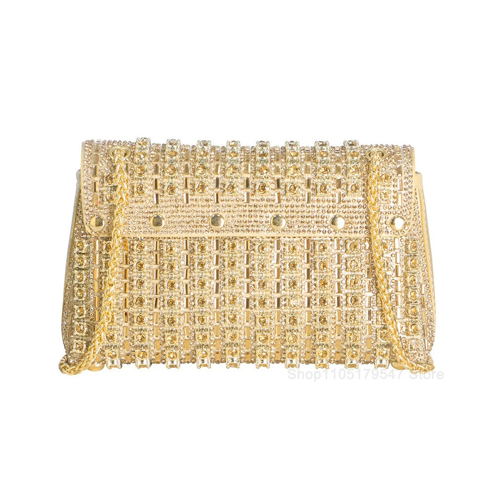 Multi-color Square Evening Bag Clutch Luxury Shoulder Bag