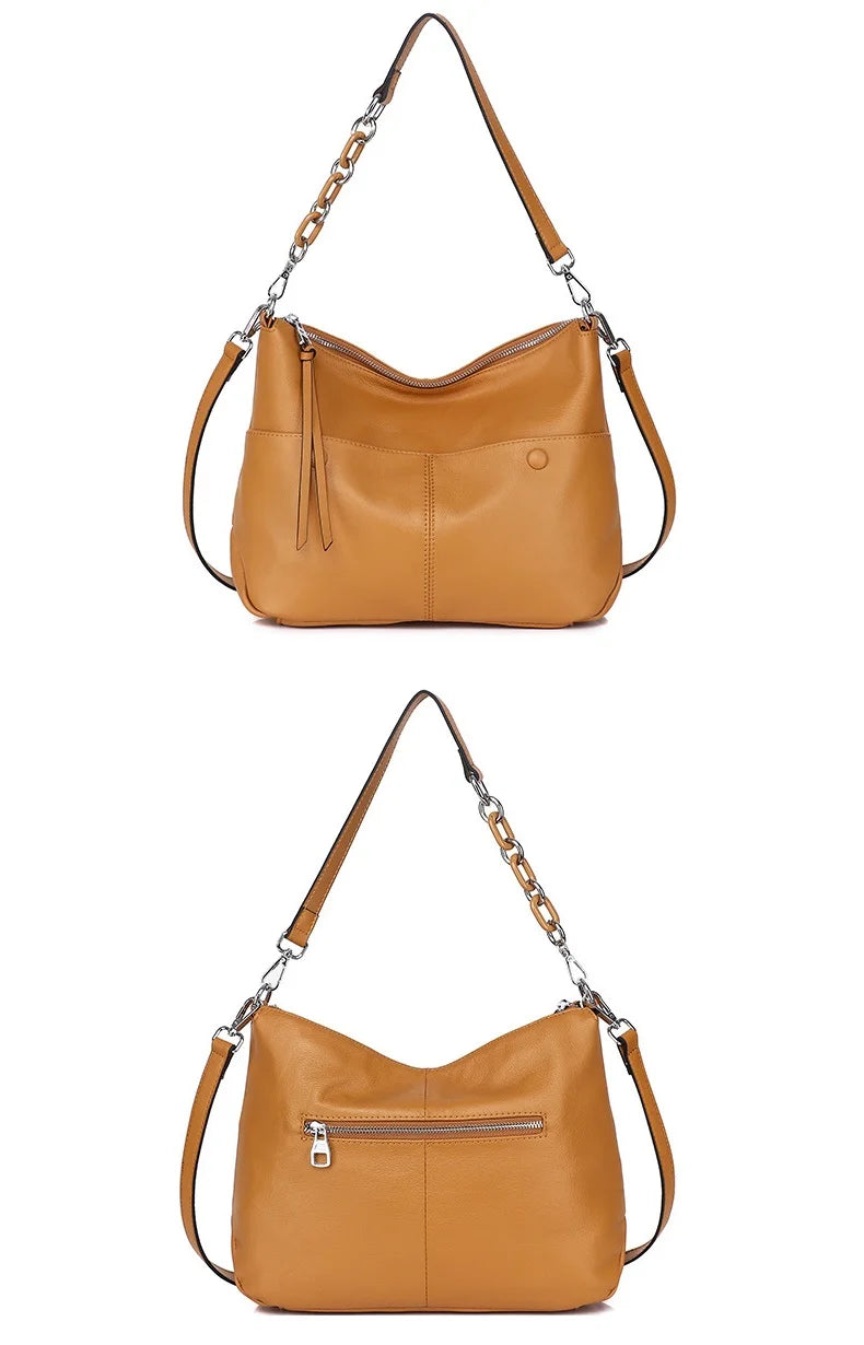 Genuine Leather Shoulder Bag Crossbody Soft Bag