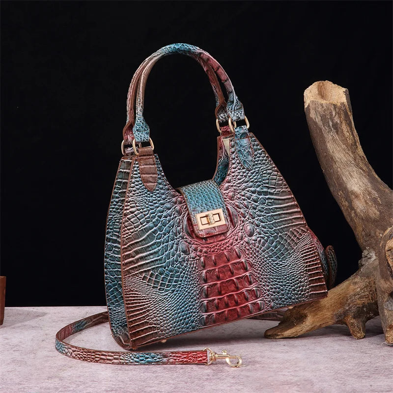 Women Vintage PU Leather Crossbody Handbag Fashion Design Shoulder Messenger Bag