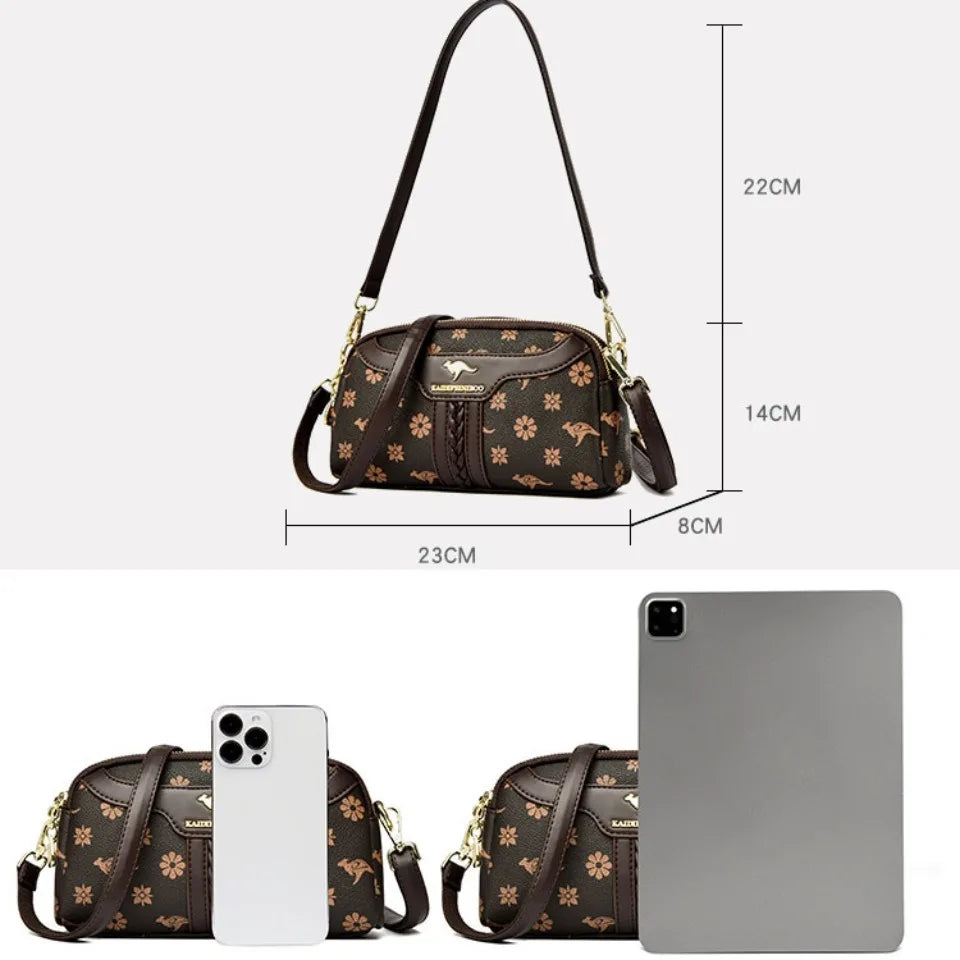Top Quality Soft Leather Luxury Handbag Crossbody Bag