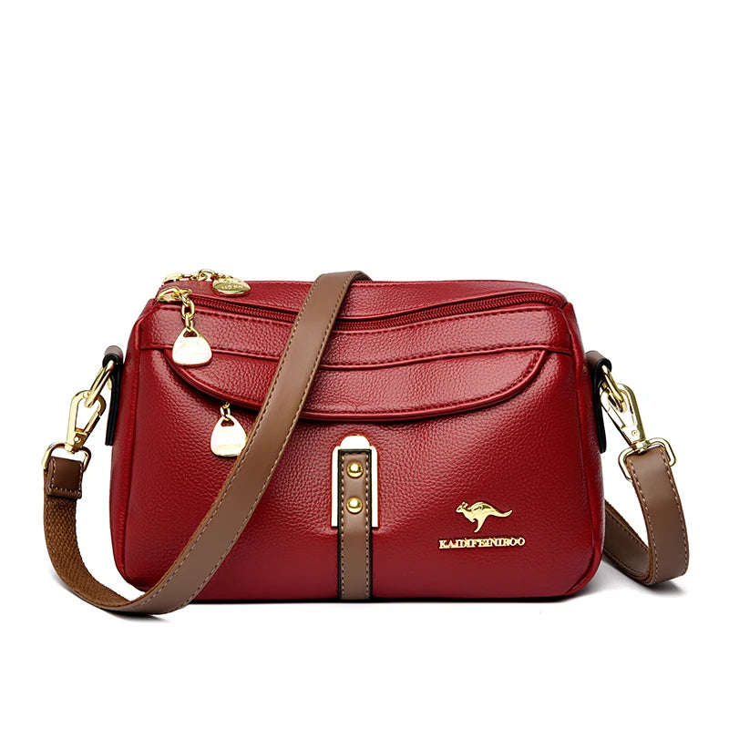 Top Quality Leather Luxury Handbag Shoulder Crossbody Bag