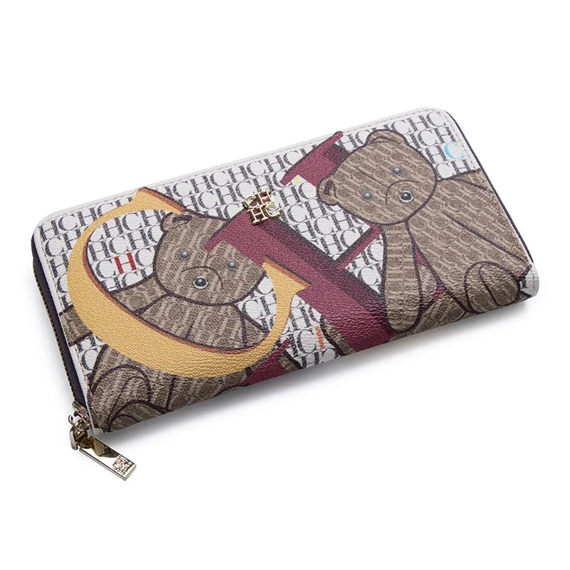 High Quality Luxury Women's Wallet Classic Retro Print Style