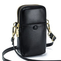 Mini Vertical Design Crossbody Female Bag Cow Leather Mobile Phone Bag Fashion