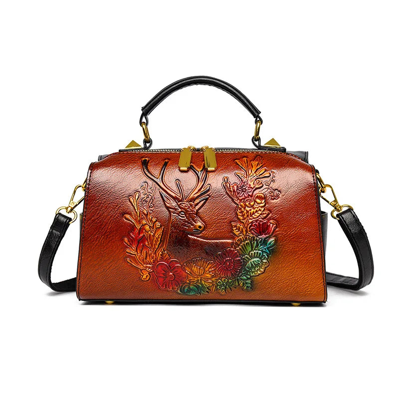 Stylish Tote Bags For Women Shoulder Crossbody Bags Leather Pillow Style Handbag