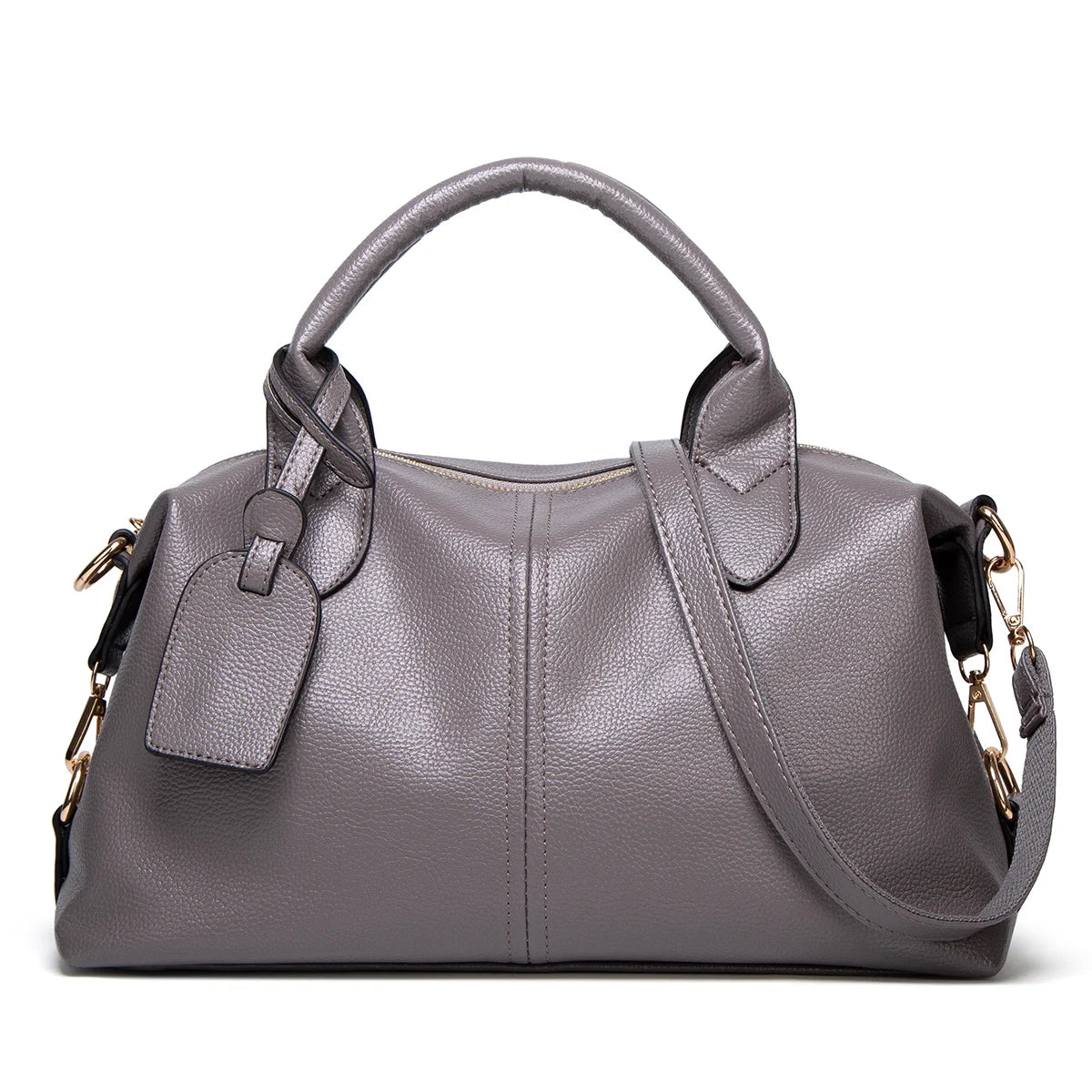 Fashionable And Elegant Large-Capacity Oil Wax Leather Handbag Crossbody Bag