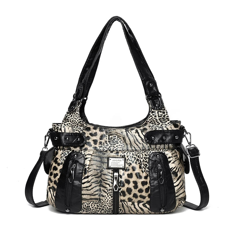 Luxury Handbags For Women Leopard Print Pattern Design Tote