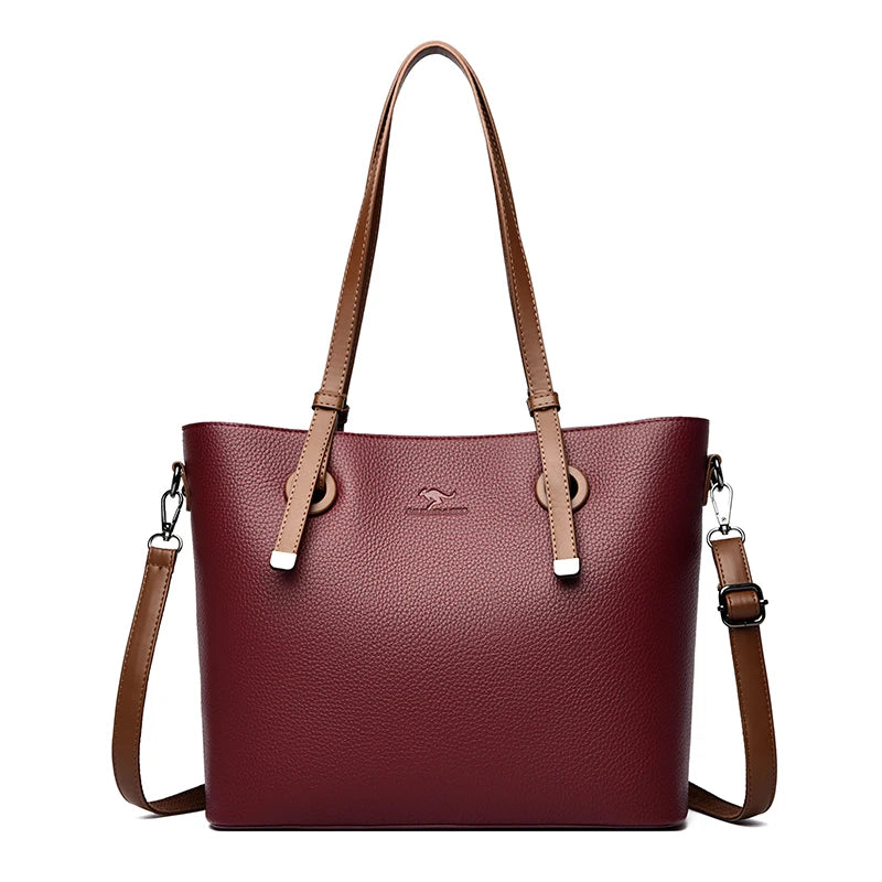Women Soft Leather Handbags Luxury Shoulder Crossbody Bag